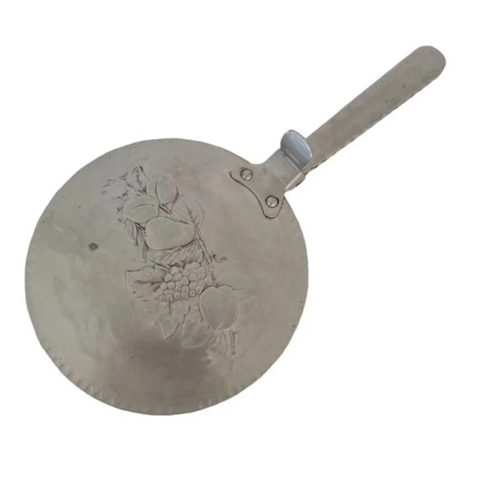 Vintage Everlast Hand Forged Hammered Aluminum Silent Butler Crumb Catcher 1930s